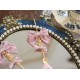 Hoshibako Works Drink Me Bow Flower Necklace(Leftovers/7 Colours/Full Payment Without Shipping)